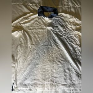 Gap Big Boys Cotton Collar Shirt with Chambray Collar